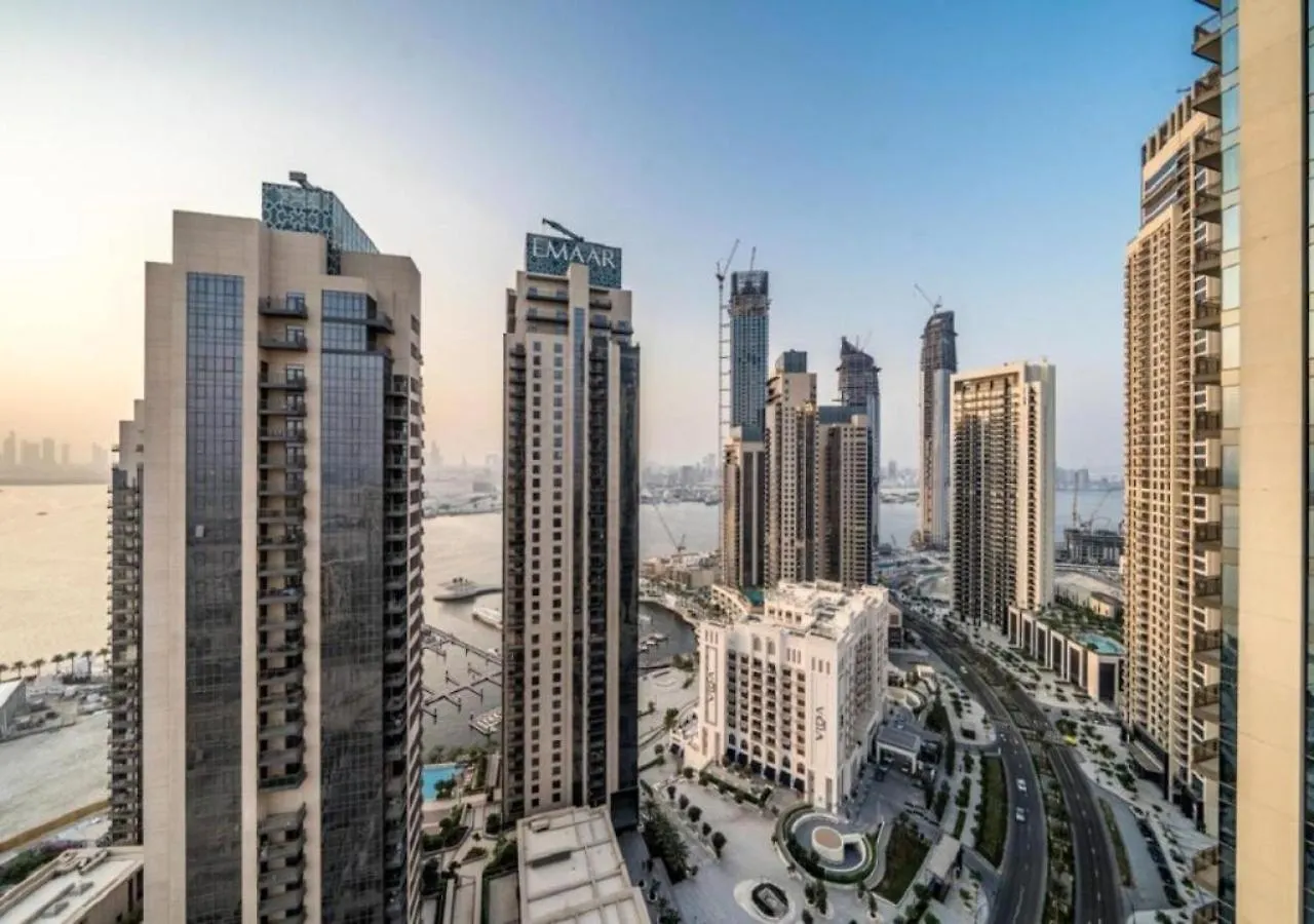 Offer! Burjkhalifa View, 3Br & Maid, Creek Harbour Villa Dubai Holiday home